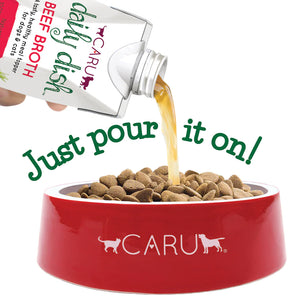 Caru Daily Dish Beef Broth for Dogs & Cats